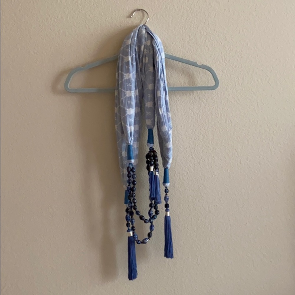 Anthropologie beaded scarf